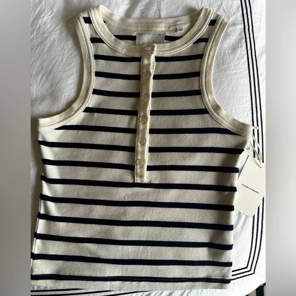 Citizens of Humanity Caralyn Tank
In Azure Stripe NWT - Picture 7 of 10